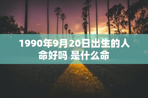 1990年9月20日出生的人命好吗 是什么命
