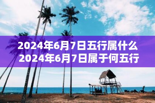 2025年6月7日五行属什么 2025年6月7日属于何五行
