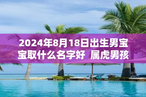 2025年8月18日出生男宝宝取什么名字好 属虎男孩取名宝典