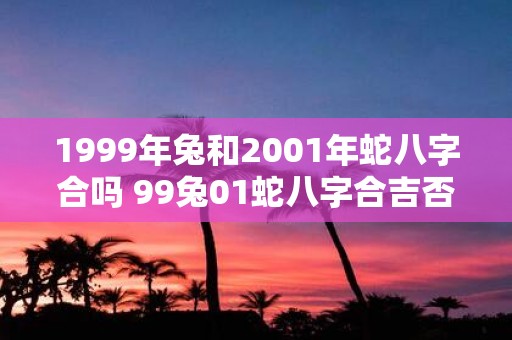 1999年兔和2001年蛇八字合吗 99兔01蛇八字合吉否