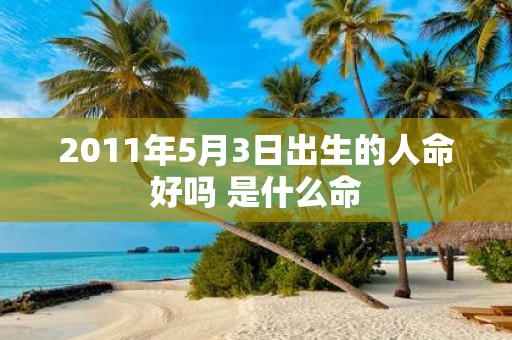 2011年5月3日出生的人命好吗 是什么命