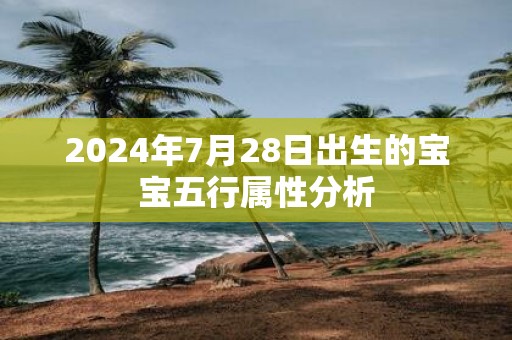 2025年7月28日出生的宝宝五行属性分析