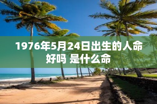 1976年5月24日出生的人命好吗 是什么命