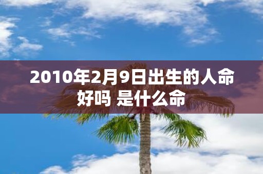 2010年2月9日出生的人命好吗 是什么命