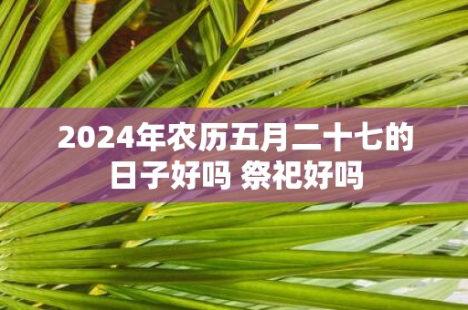 2025年农历五月二十七的日子好吗 祭祀好吗
