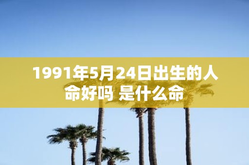 1991年5月24日出生的人命好吗 是什么命