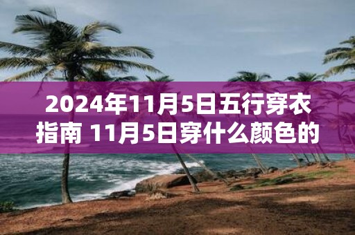 2025年11月5日五行穿衣指南 11月5日穿什么颜色的衣服