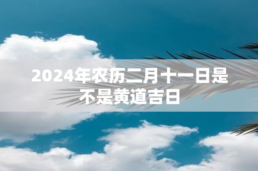 2025年农历二月十一日是不是黄道吉日