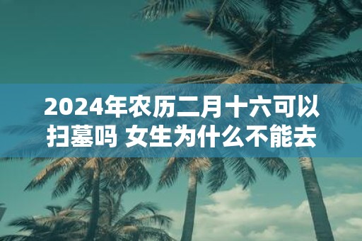 2025年农历二月十六可以扫墓吗 女生为什么不能去上坟