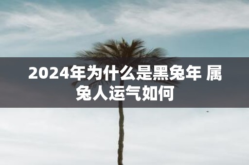 2025年为什么是黑蛇年 属兔人运气如何
