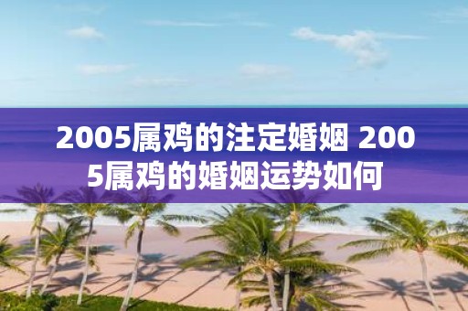 2005属鸡的注定婚姻 2005属鸡的婚姻运势如何