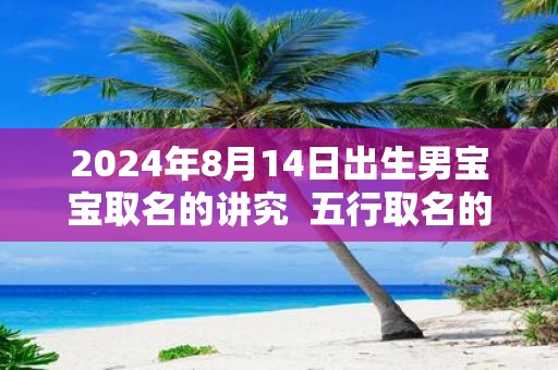 2025年8月14日出生男宝宝取名的讲究 五行取名的讲究