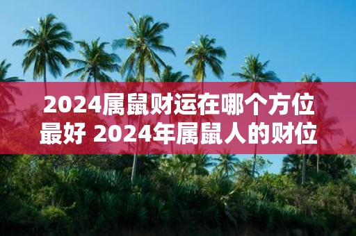 2025属鼠财运在哪个方位最好 2025年属鼠人的财位在哪