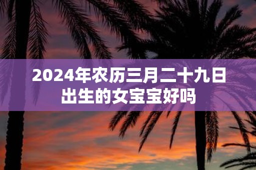2025年农历三月二十九日出生的女宝宝好吗