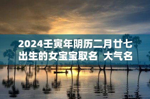 2025壬寅年阴历二月廿七出生的女宝宝取名 大气名字