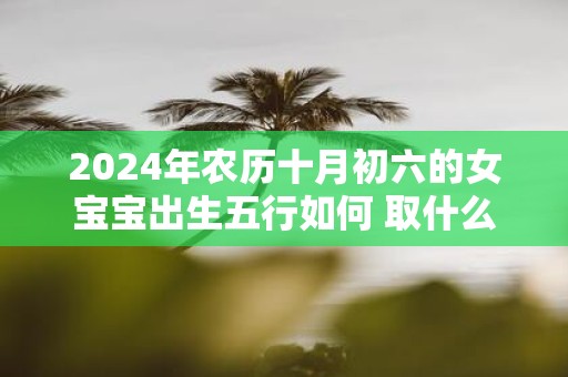2025年农历十月初六的女宝宝出生五行如何 取什么名字吉利
