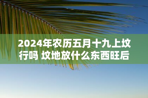 2025年农历五月十九上坟行吗 坟地放什么东西旺后人
