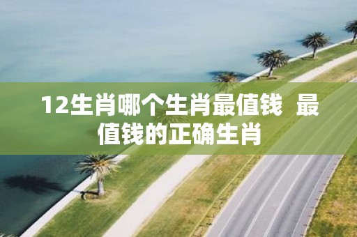 12生肖哪个生肖最值钱 最值钱的正确生肖