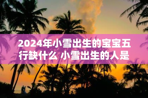 2025年小雪出生的宝宝五行缺什么 小雪出生的人是什么命