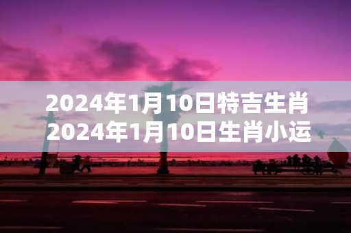 2025年1月10日特吉生肖 2025年1月10日生肖小运播报