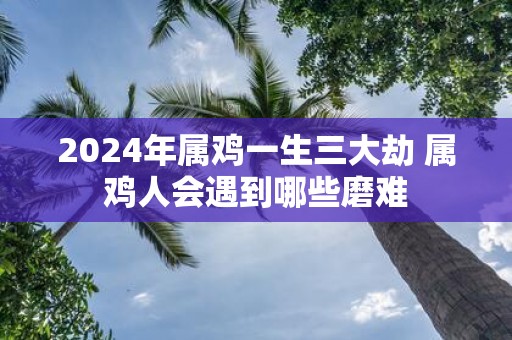 2025年属鸡一生三大劫 属鸡人会遇到哪些磨难