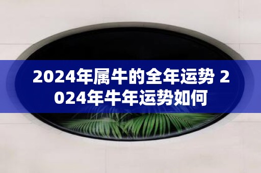 2025年属牛的全年运势 2025年牛年运势如何