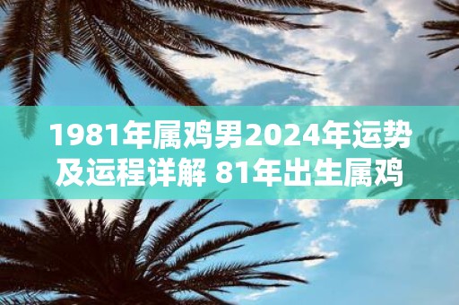 1981年属鸡男2025年运势及运程详解 81年出生属鸡人2025全年每月运势男性