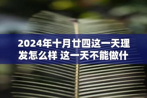 2025年十月廿四这一天理发怎么样 这一天不能做什么