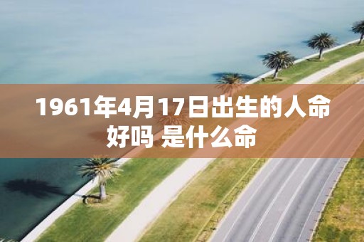 1961年4月17日出生的人命好吗 是什么命