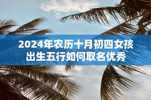 2025年农历十月初四女孩出生五行如何取名优秀