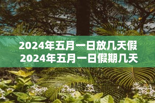 2025年五月一日放几天假 2025年五月一日假期几天