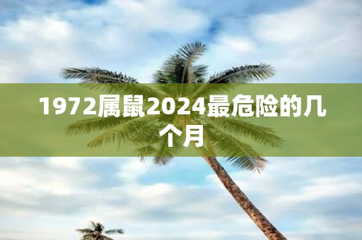 1972属鼠2025最危险的几个月