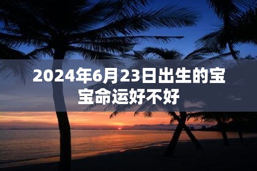 2025年6月23日出生的宝宝命运好不好