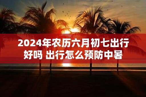 2025年农历六月初七出行好吗 出行怎么预防中暑