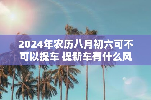 2025年农历八月初六可不可以提车 提新车有什么风俗讲究