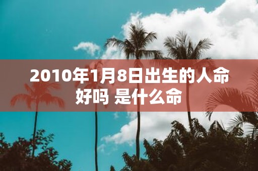 2010年1月8日出生的人命好吗 是什么命