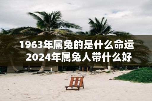1963年属兔的是什么命运 2025年属兔人带什么好