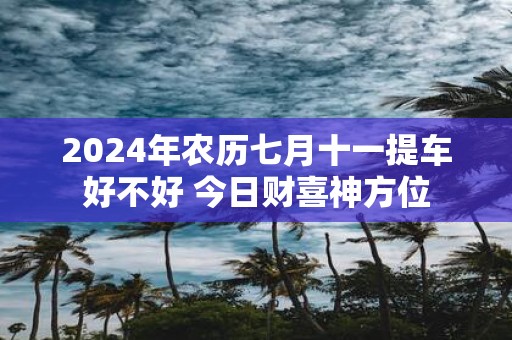 2025年农历七月十一提车好不好 今日财喜神方位
