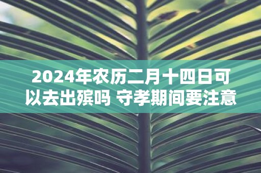2025年农历二月十四日可以去出殡吗 守孝期间要注意什么