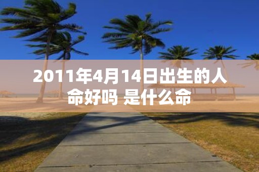 2011年4月14日出生的人命好吗 是什么命