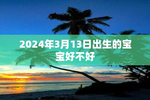 2025年3月13日出生的宝宝好不好
