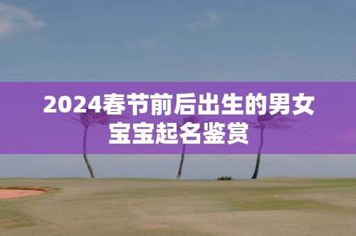 2025春节前后出生的男女宝宝起名鉴赏