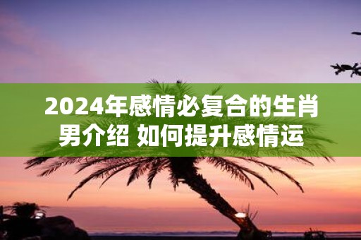 2025年感情必复合的生肖男介绍 如何提升感情运