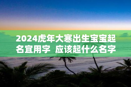 2025虎年大寒出生宝宝起名宜用字 应该起什么名字