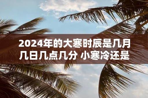 2025年的大寒时辰是几月几日几点几分 小寒冷还是大寒冷