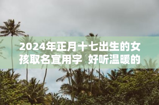 2025年正月十七出生的女孩取名宜用字 好听温暖的女孩名字