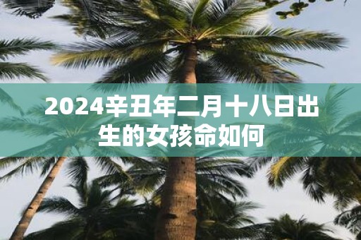 2025辛丑年二月十八日出生的女孩命如何