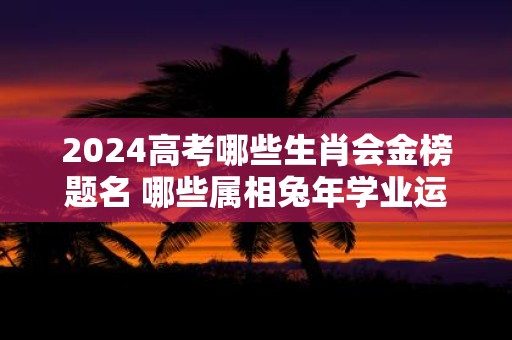 2025高考哪些生肖会金榜题名 哪些属相蛇年学业运势旺盛