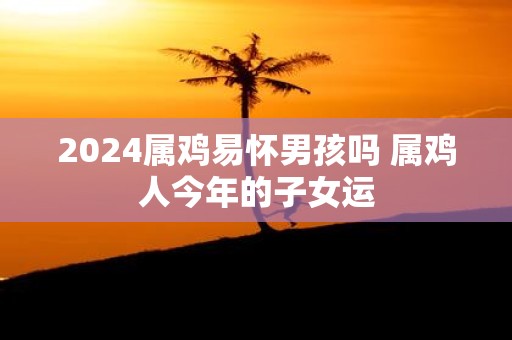 2025属鸡易怀男孩吗 属鸡人今年的子女运