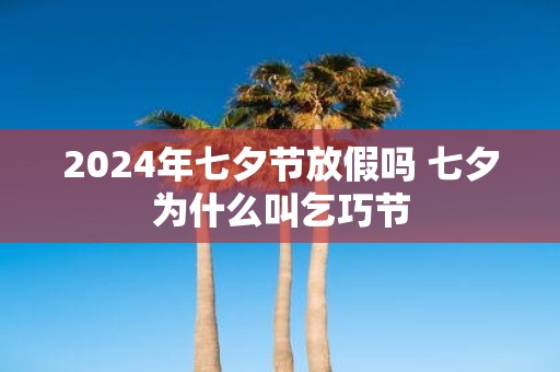 2025年七夕节放假吗 七夕为什么叫乞巧节